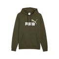 PUMA Mens Essentials 2 Color No. 1 Logo Hoodie Fl Athletic Outerwear Casual - Green