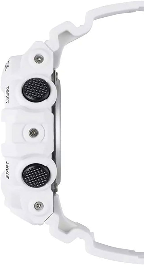 Casio Men's 'G Shock' Quartz Resin Casual Watch, Color:White (Model: GA-700-7ACR)