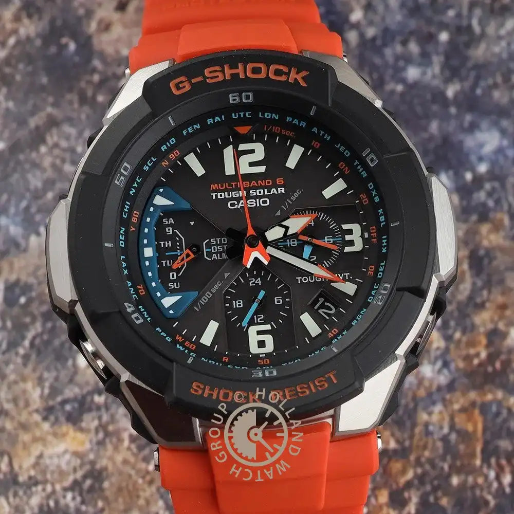 Casio Watch Gshock Sky Cockpit Tough Solar Multiband 6 Gw3000m4aer