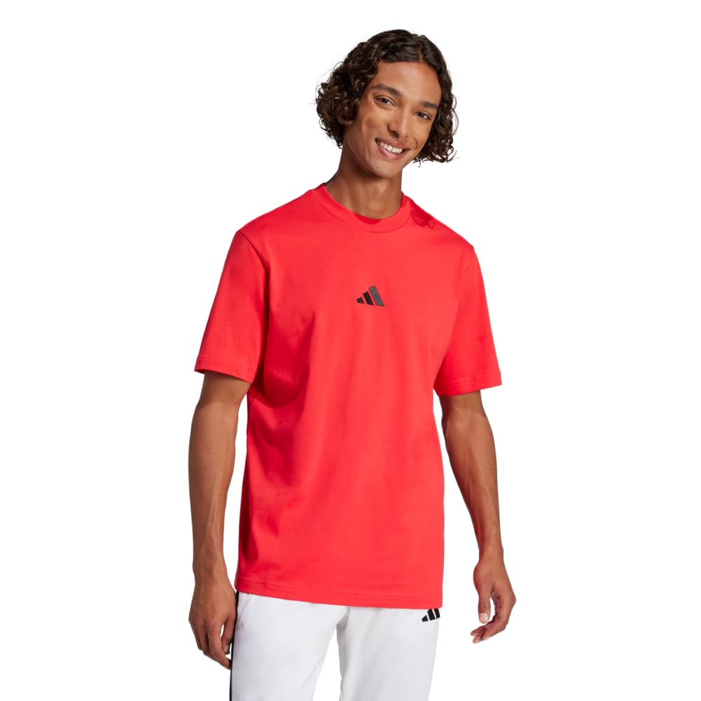 adidas Originals Men's Essentials Small Logo Single Jersey T-Shirt