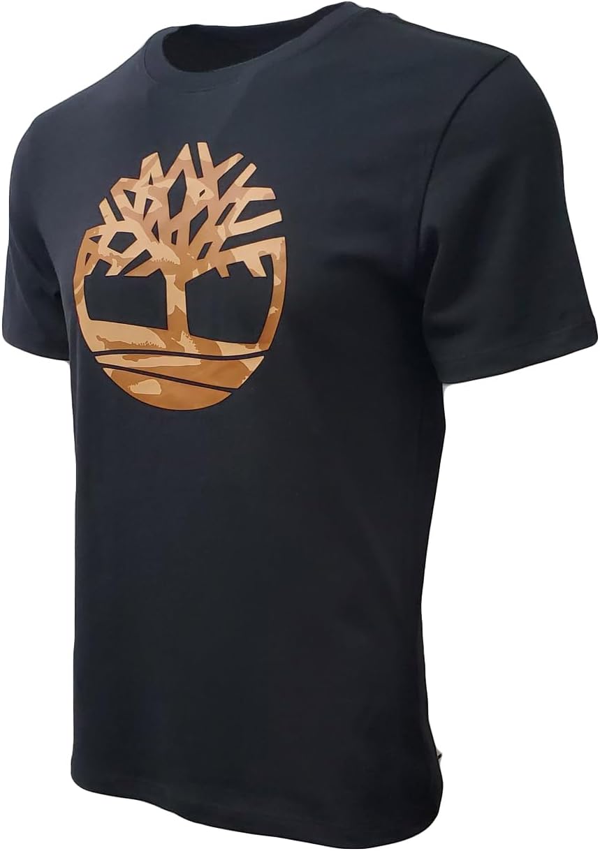 Timberland Men's Short Sleeve Tree Logo Ringer T-Shirt