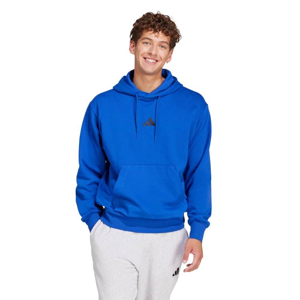 adidas Men's Essentials Feel Cozy Fleece Hoodie Sweatshirt