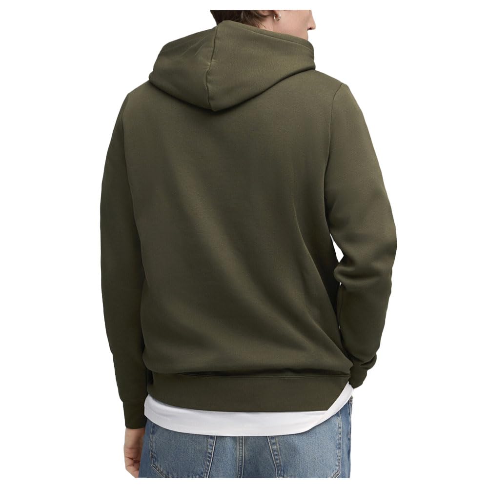 PUMA Mens Essentials 2 Color No. 1 Logo Hoodie Fl Athletic Outerwear Casual - Green