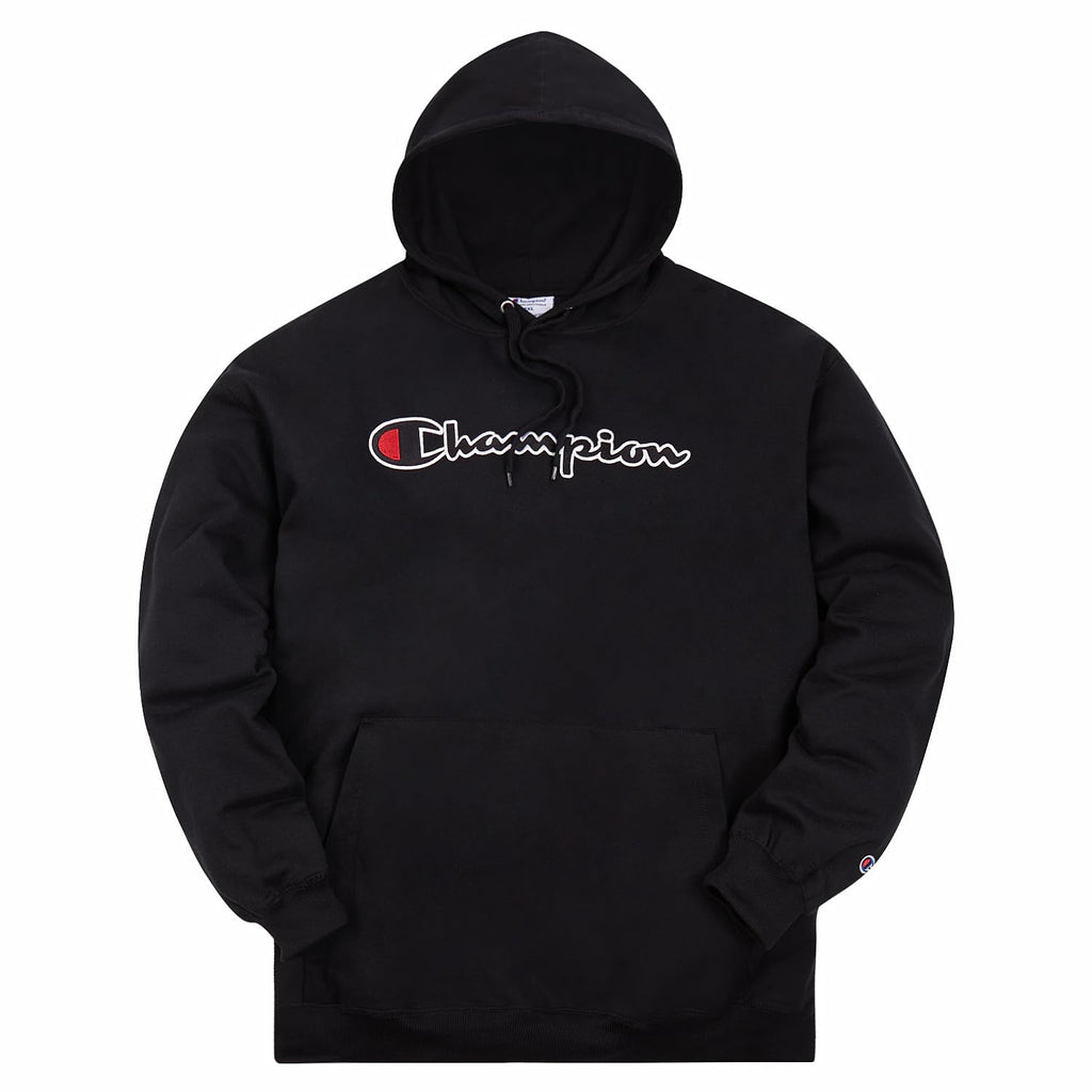 Champion Mens Hoodies Big and Tall - Embroidered Pullover Fleece Sweatshirt