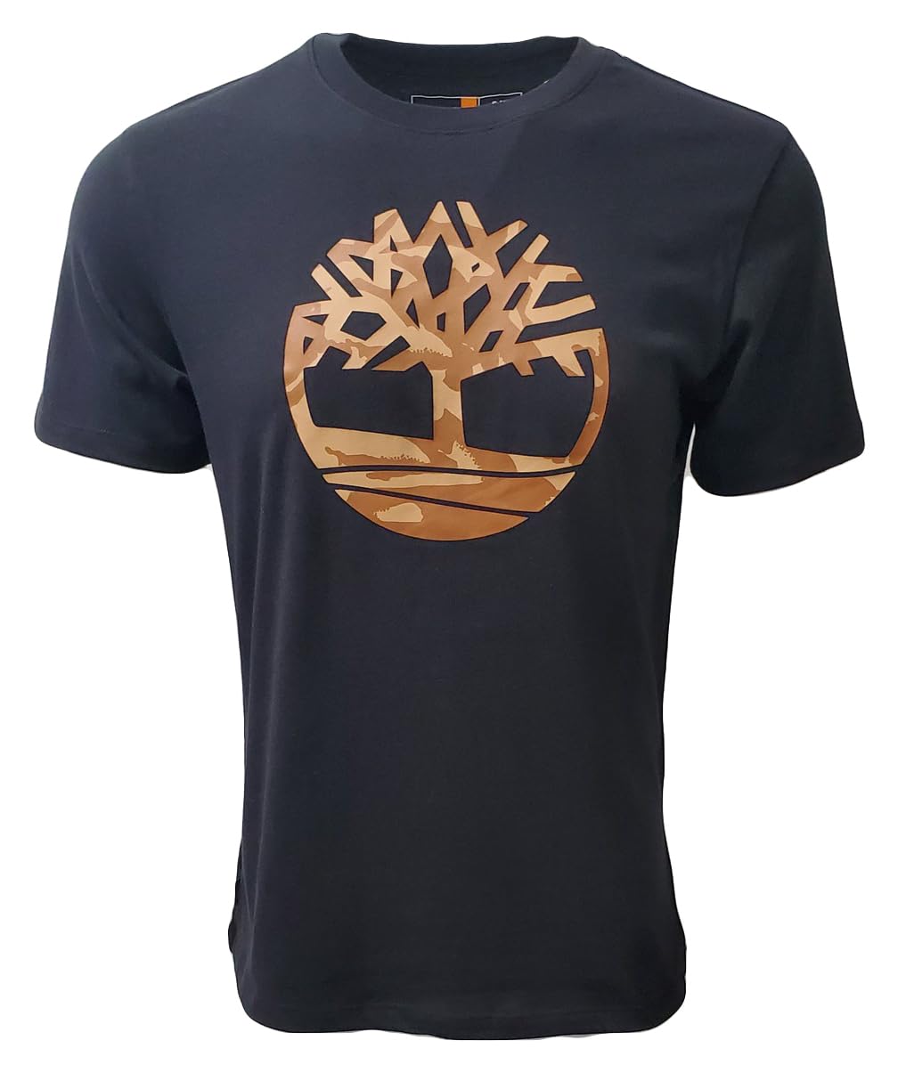 Timberland Men's Short Sleeve Tree Logo Ringer T-Shirt
