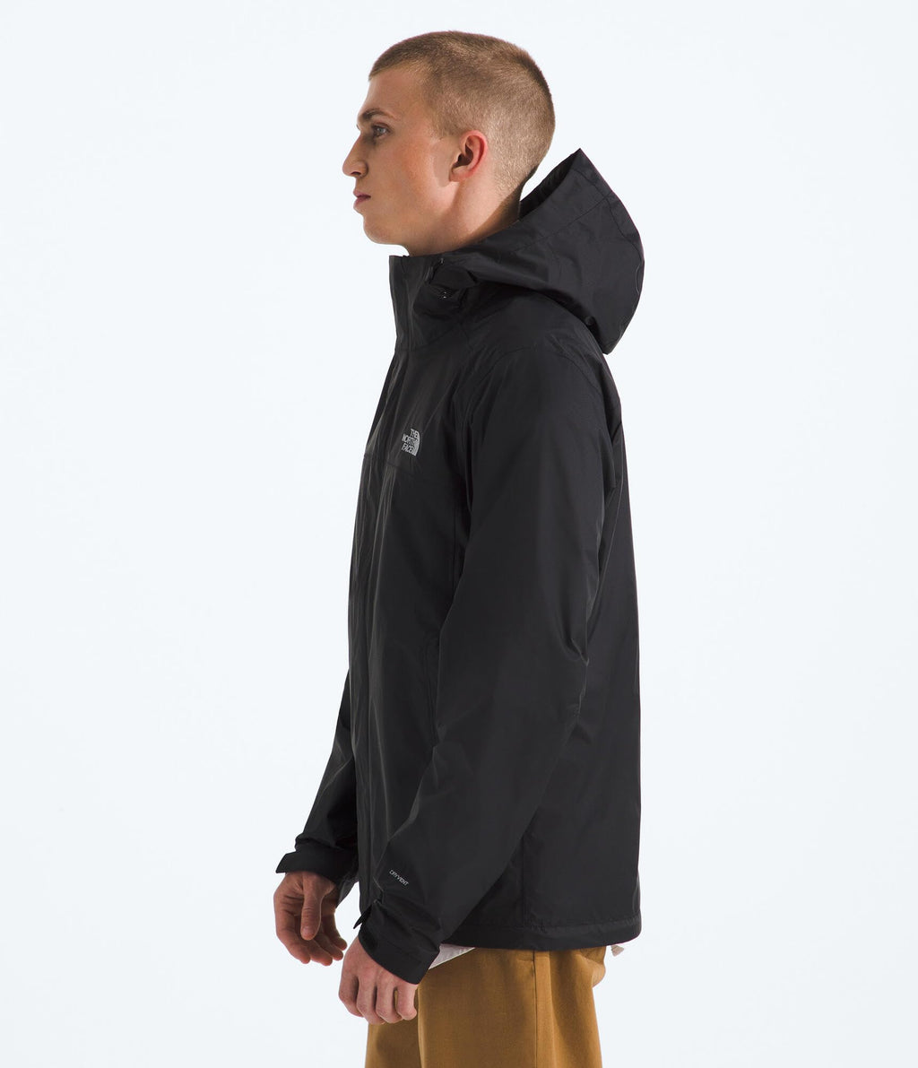 The North Face mens Venture 2 Jacket - Waterproof & Windproof Hooded Raincoat, Adjustable Hood, Breathable Pit-zips