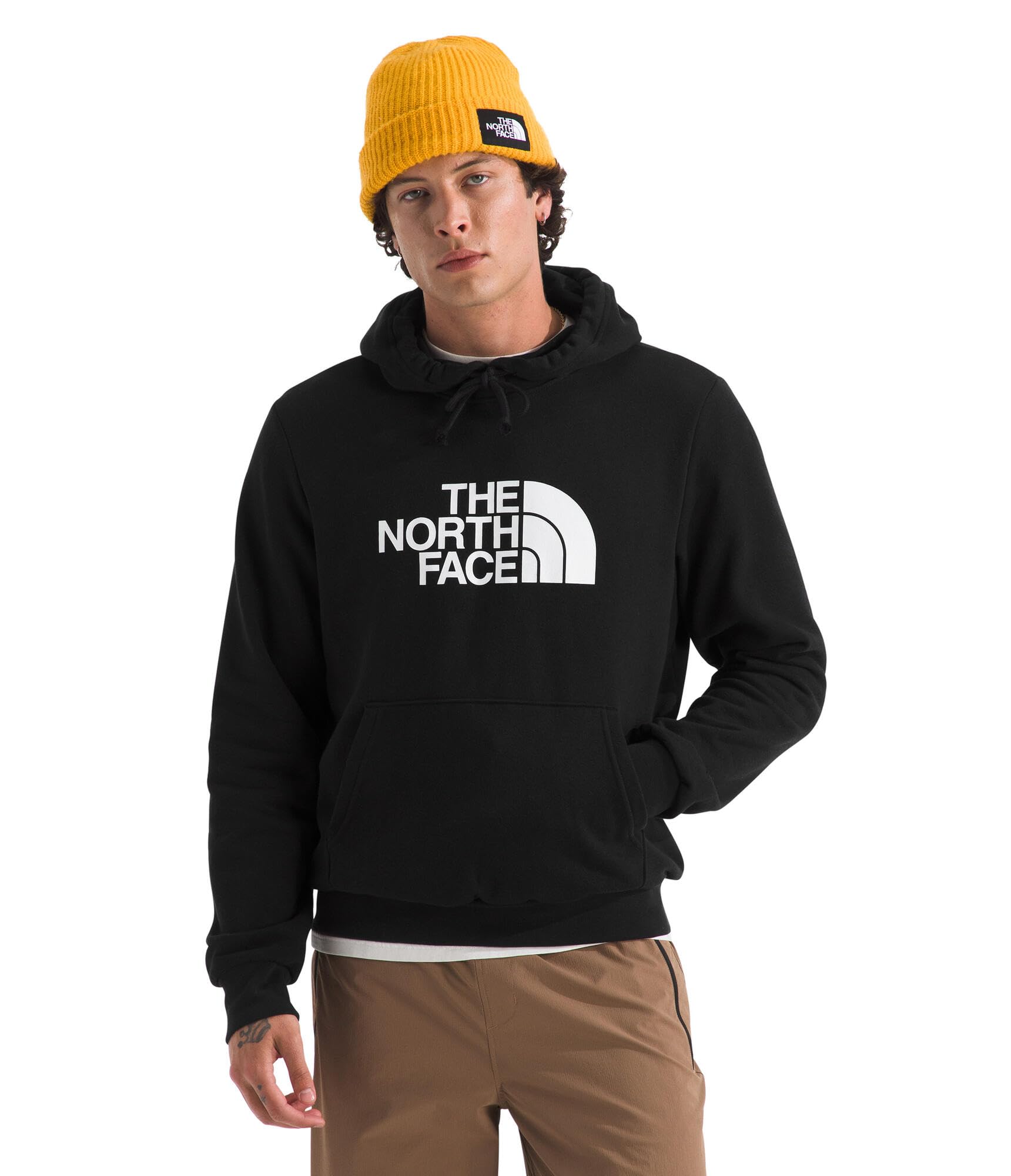 THE NORTH FACE Men's Evolution Half Dome Hoodie | Sweatshirt With 2 Piece Hood, Adjustable Drawcord, Kangaroo Hand Pocket