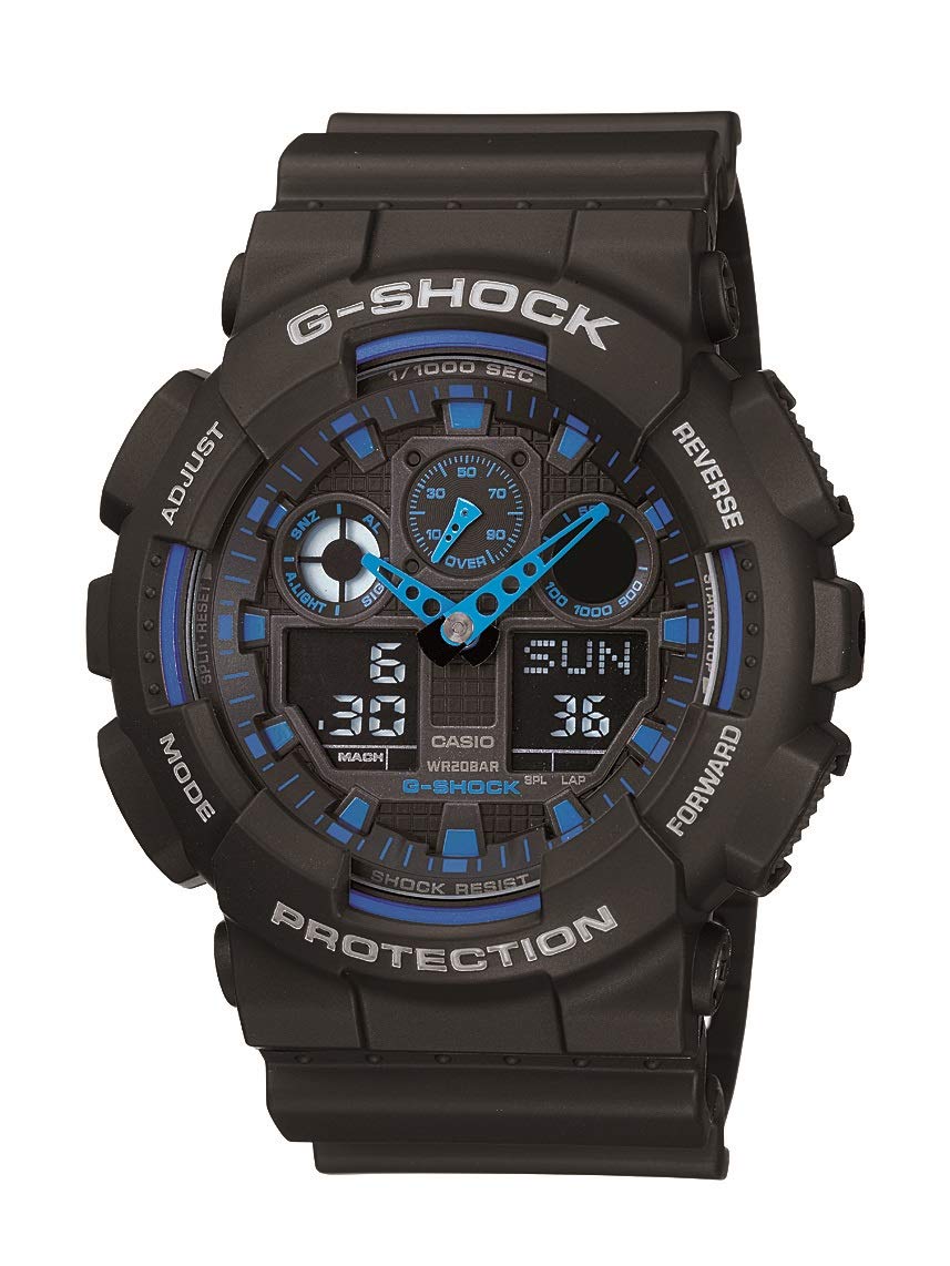 Casio Men's GA-100 XL Series G-Shock Quartz 200M WR Shock Resistant Watch
