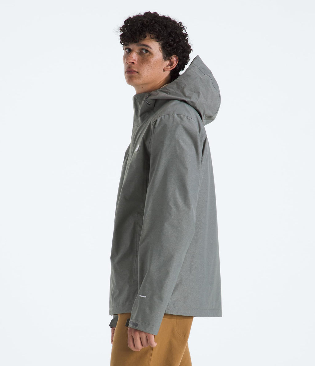 The North Face mens Venture 2 Jacket - Waterproof & Windproof Hooded Raincoat, Adjustable Hood, Breathable Pit-zips