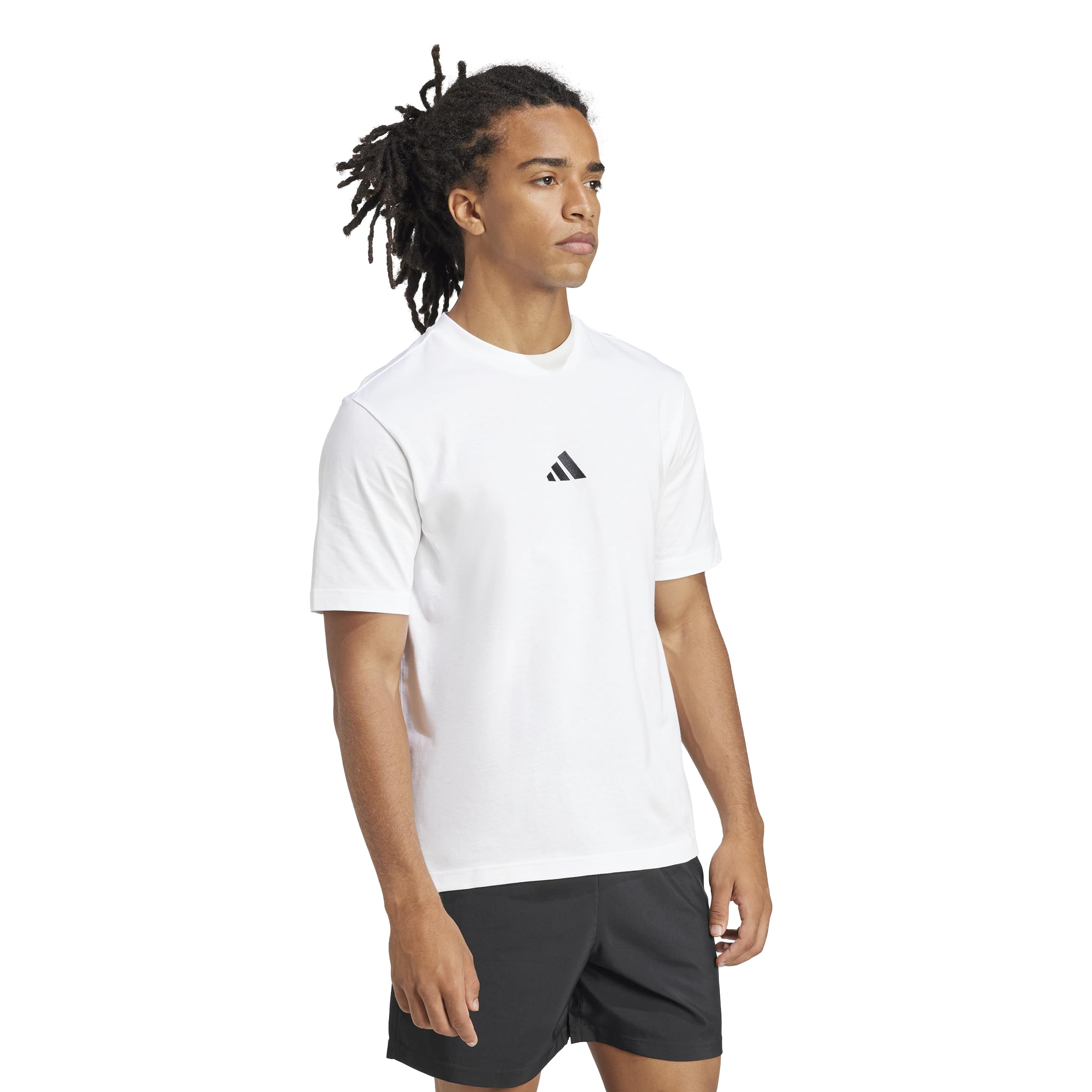 adidas Originals Men's Essentials Small Logo Single Jersey T-Shirt