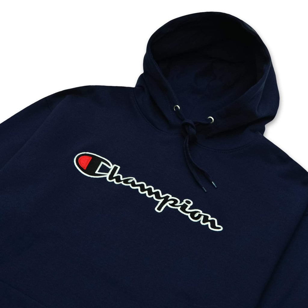 Champion Mens Hoodies Big and Tall - Embroidered Pullover Fleece Sweatshirt