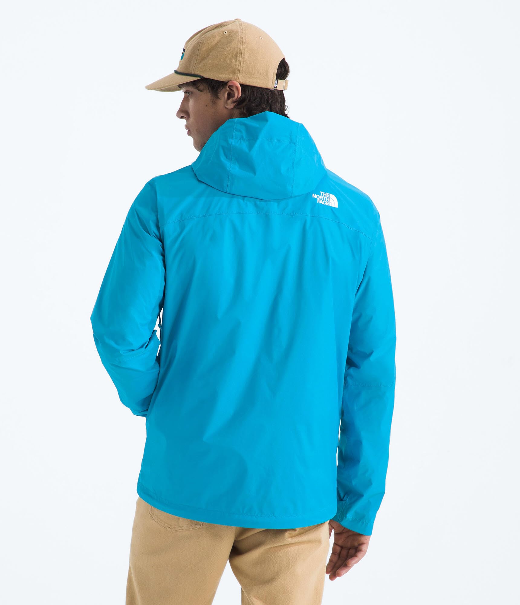 The North Face mens Venture 2 Jacket - Waterproof & Windproof Hooded Raincoat, Adjustable Hood, Breathable Pit-zips