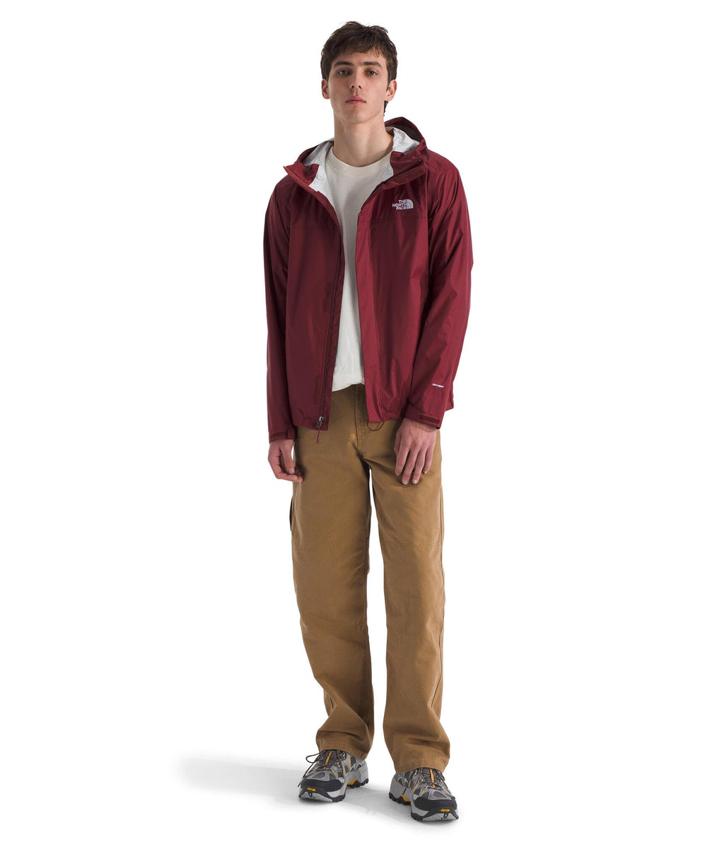 The North Face mens Venture 2 Jacket - Waterproof & Windproof Hooded Raincoat, Adjustable Hood, Breathable Pit-zips