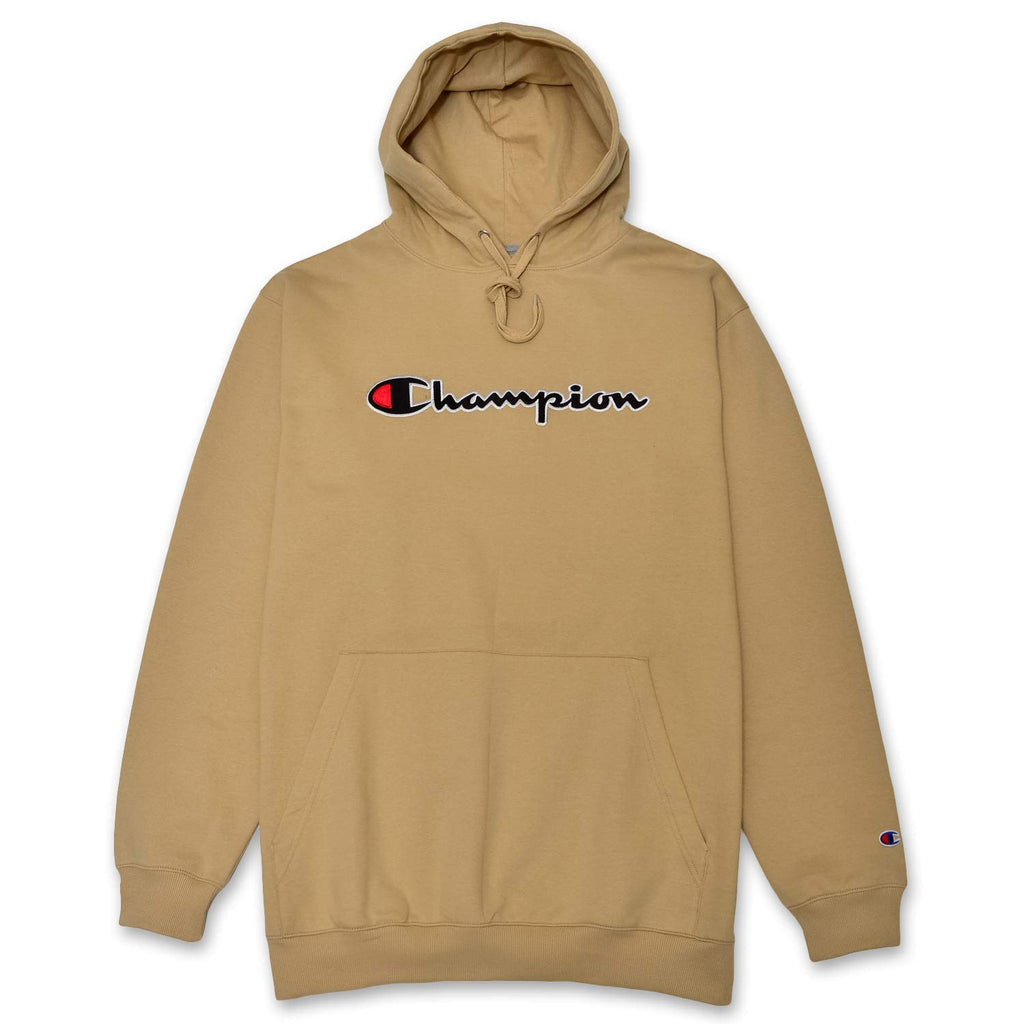 Champion Mens Hoodies Big and Tall - Embroidered Pullover Fleece Sweatshirt