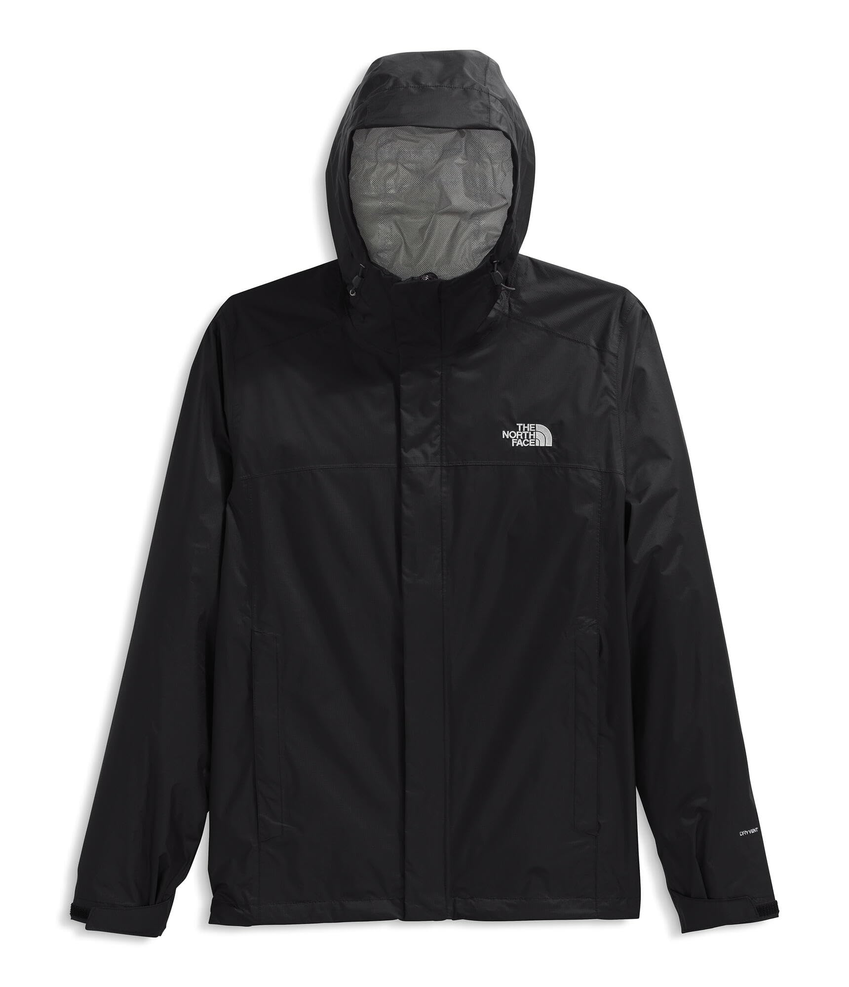 The North Face mens Venture 2 Jacket - Waterproof & Windproof Hooded Raincoat, Adjustable Hood, Breathable Pit-zips