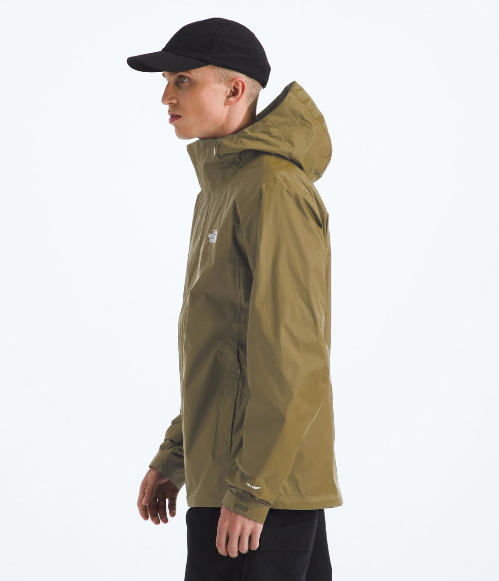 The North Face mens Venture 2 Jacket - Waterproof & Windproof Hooded Raincoat, Adjustable Hood, Breathable Pit-zips