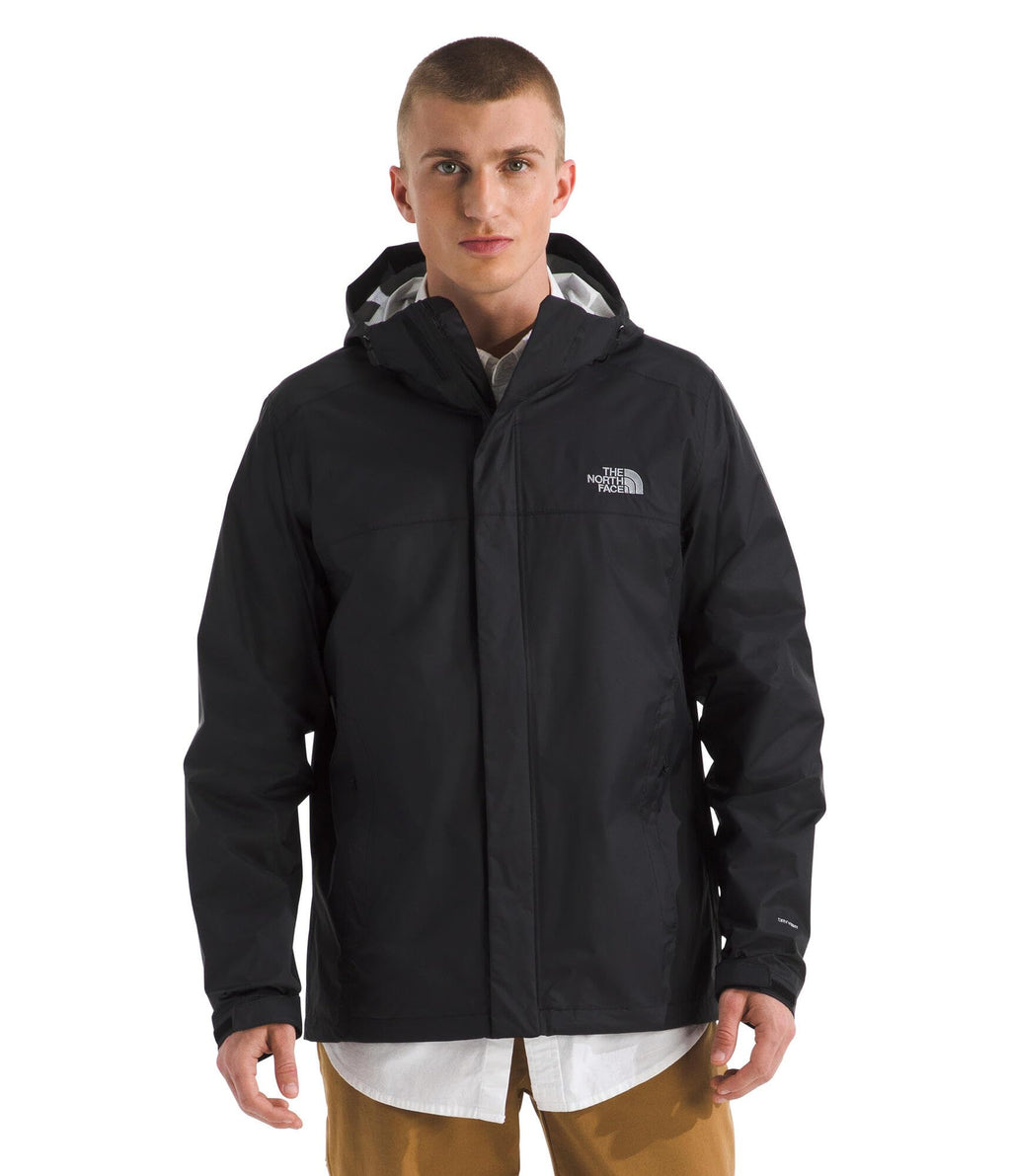 The North Face mens Venture 2 Jacket - Waterproof & Windproof Hooded Raincoat, Adjustable Hood, Breathable Pit-zips