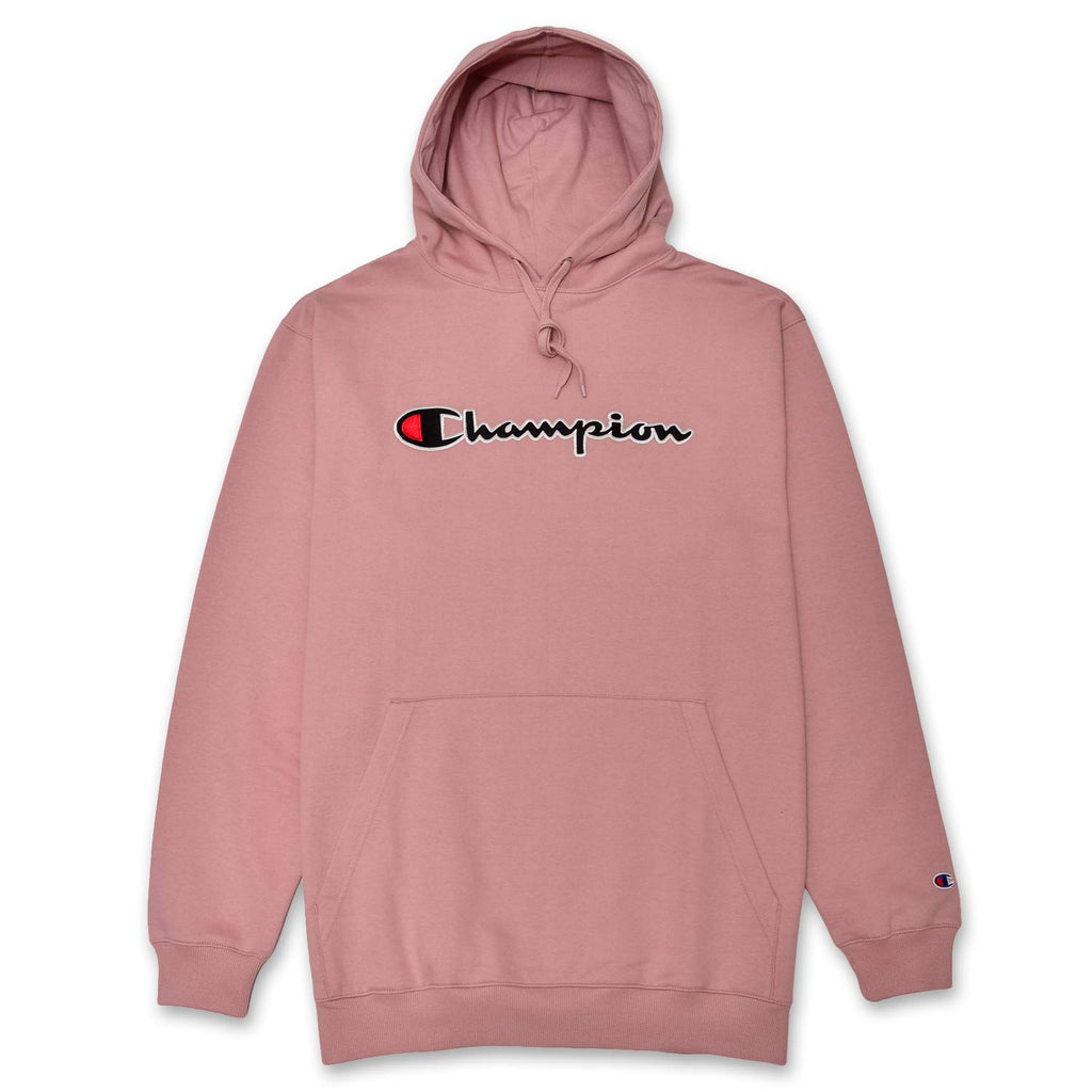 Champion Mens Hoodies Big and Tall - Embroidered Pullover Fleece Sweatshirt