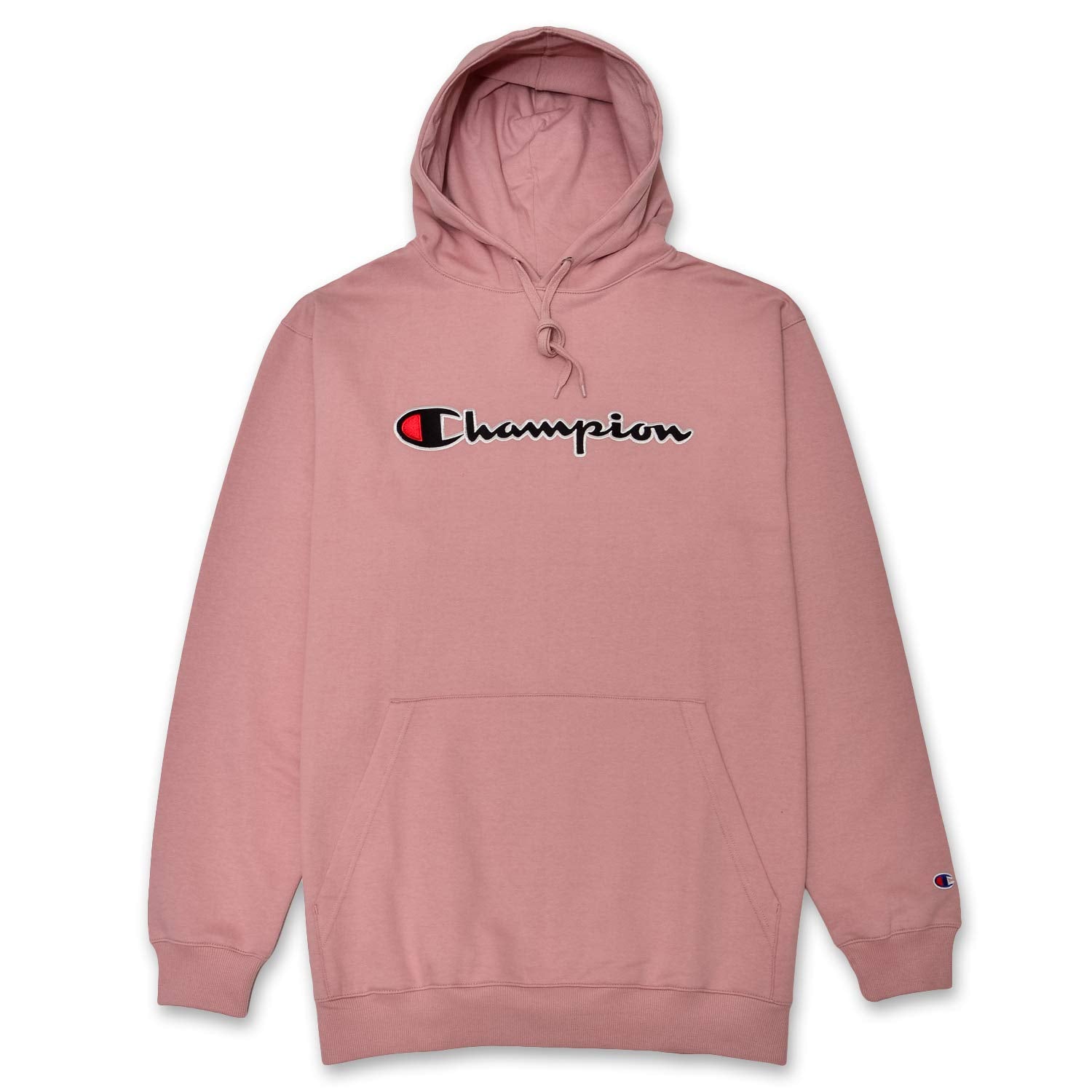 Champion Mens Hoodies Big and Tall - Embroidered Pullover Fleece Sweatshirt