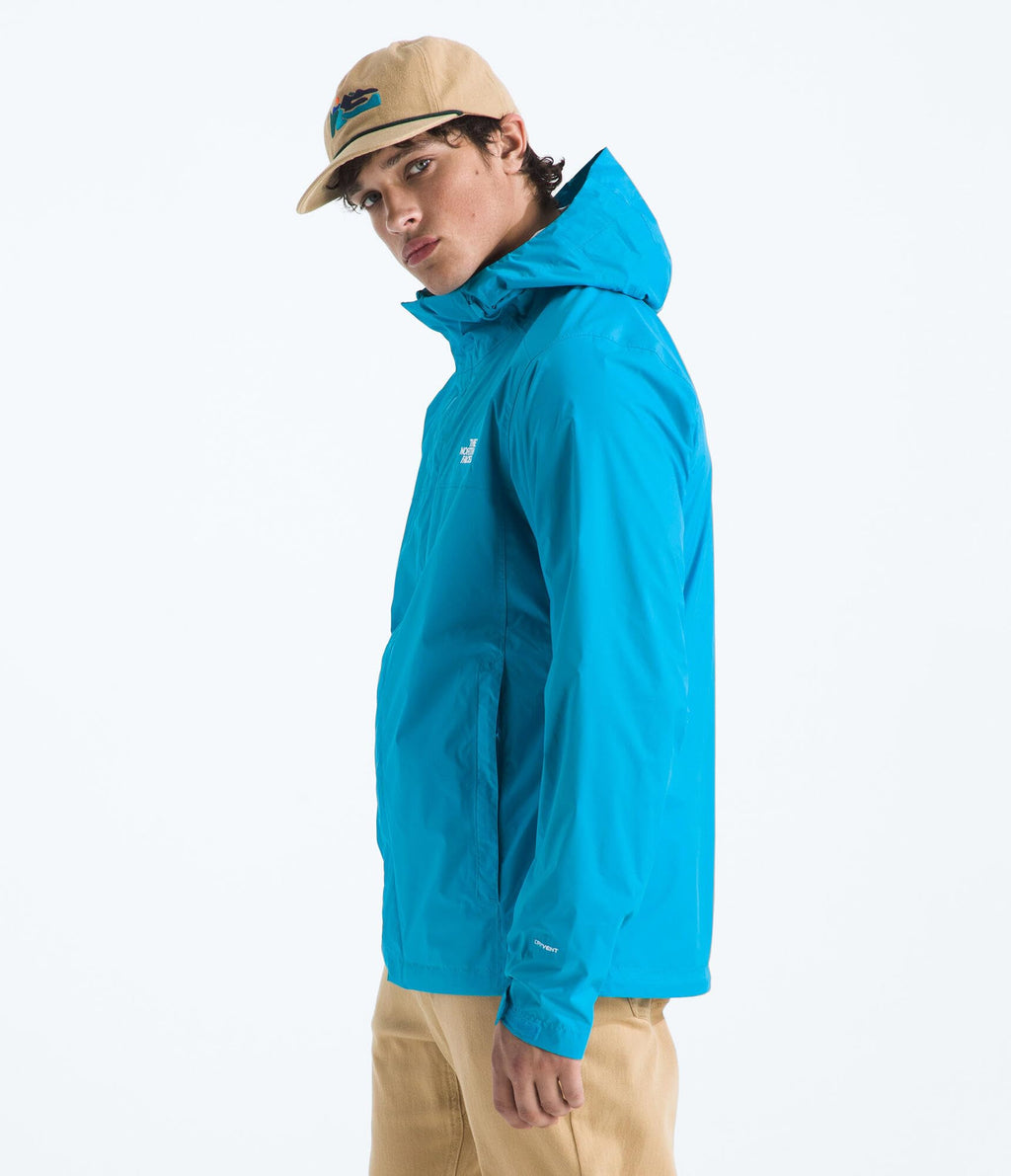 The North Face mens Venture 2 Jacket - Waterproof & Windproof Hooded Raincoat, Adjustable Hood, Breathable Pit-zips