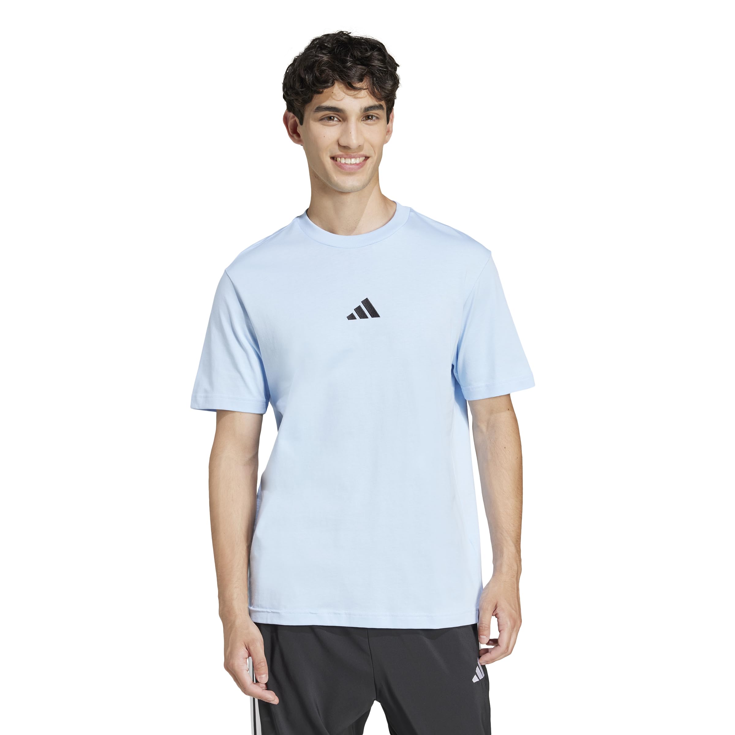 adidas Originals Men's Essentials Small Logo Single Jersey T-Shirt