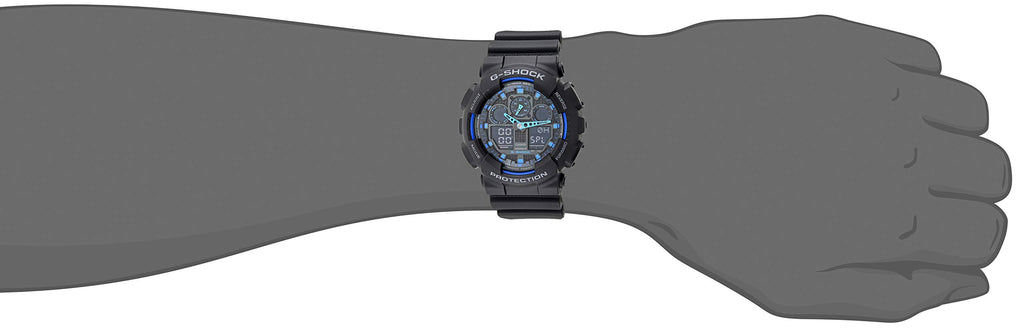 Casio Men's GA-100 XL Series G-Shock Quartz 200M WR Shock Resistant Watch