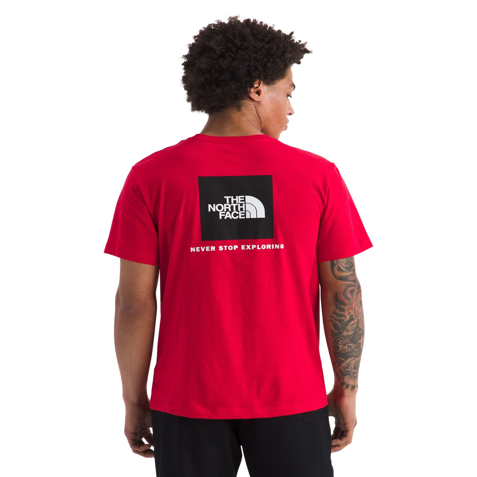 THE NORTH FACE Men's Core Box NSE Short Sleeve Tee | Branded T-shirt With a Ribbed Collar