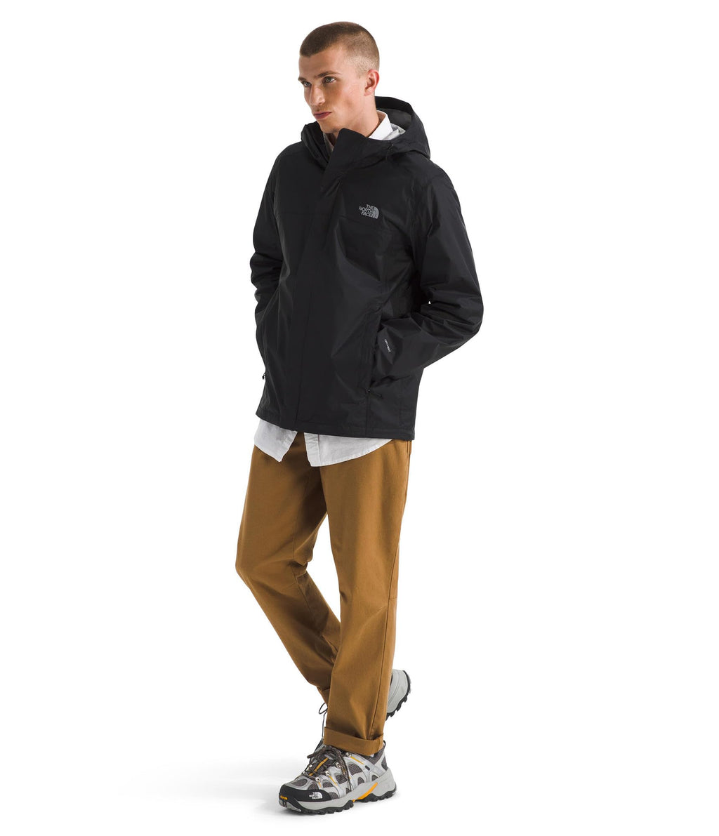 The North Face mens Venture 2 Jacket - Waterproof & Windproof Hooded Raincoat, Adjustable Hood, Breathable Pit-zips