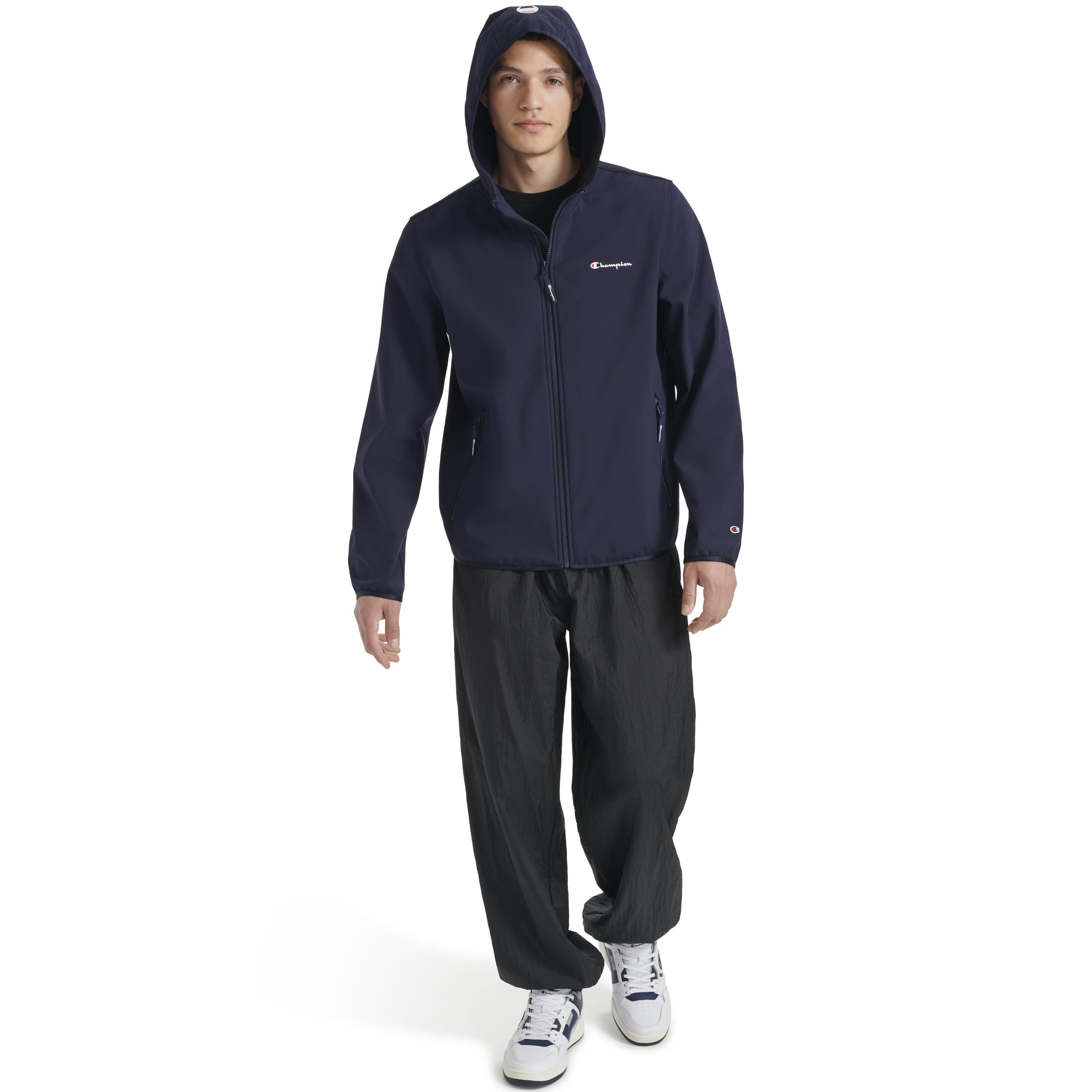 Champion Men's Lightweight Active Soft Shell Jacket With Hood