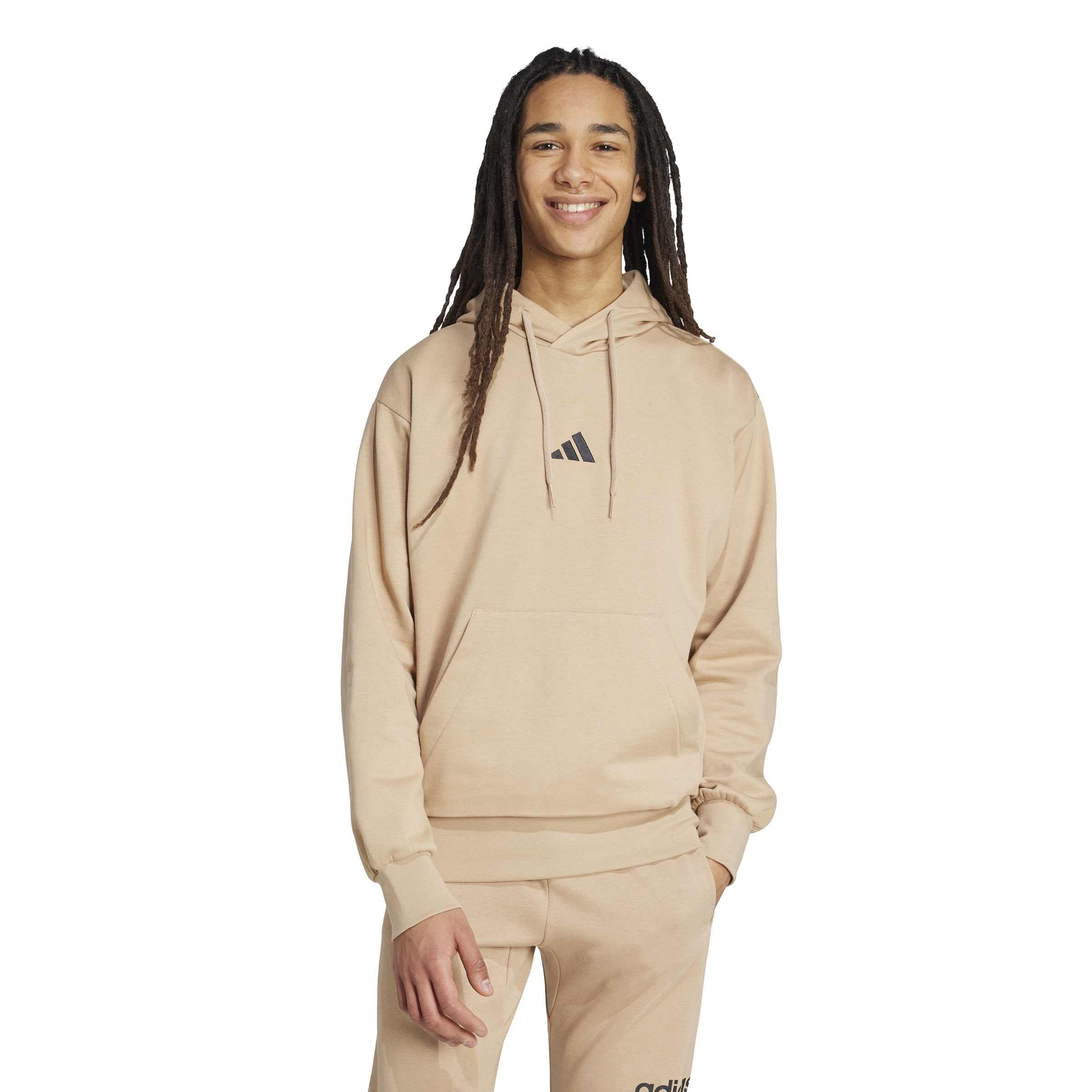 adidas Men's Essentials Feel Cozy Fleece Hoodie Sweatshirt