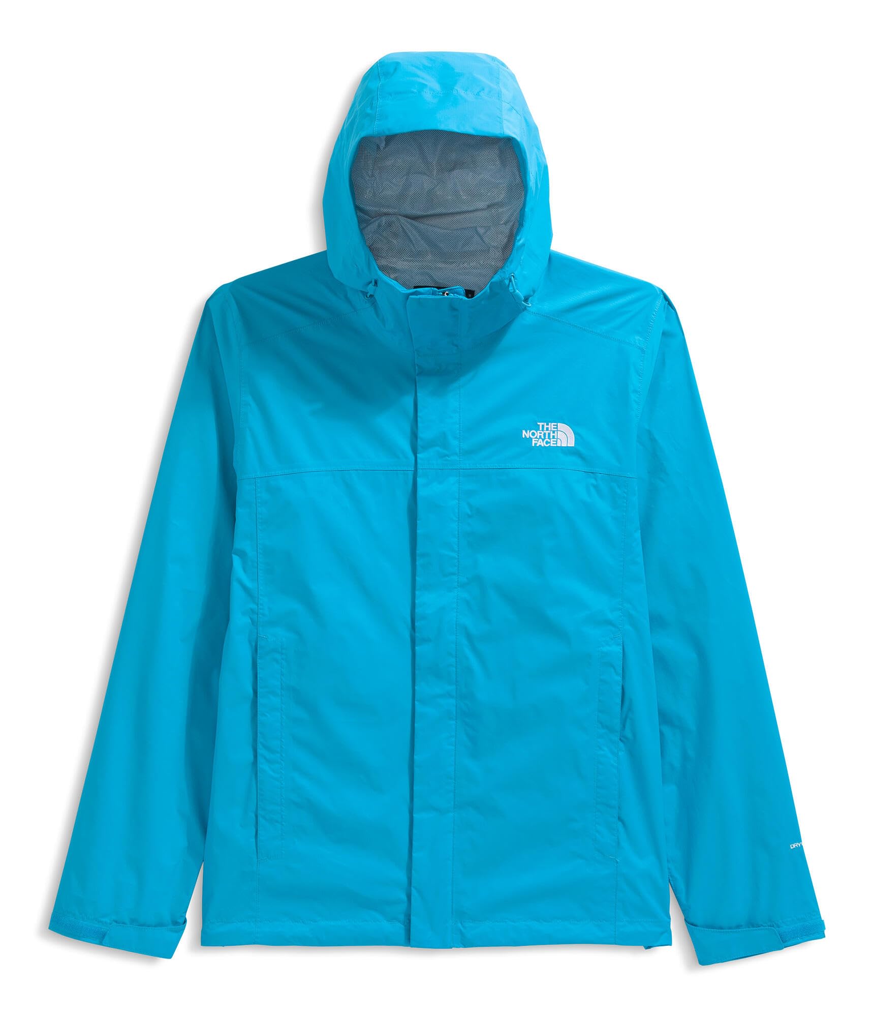 The North Face mens Venture 2 Jacket - Waterproof & Windproof Hooded Raincoat, Adjustable Hood, Breathable Pit-zips