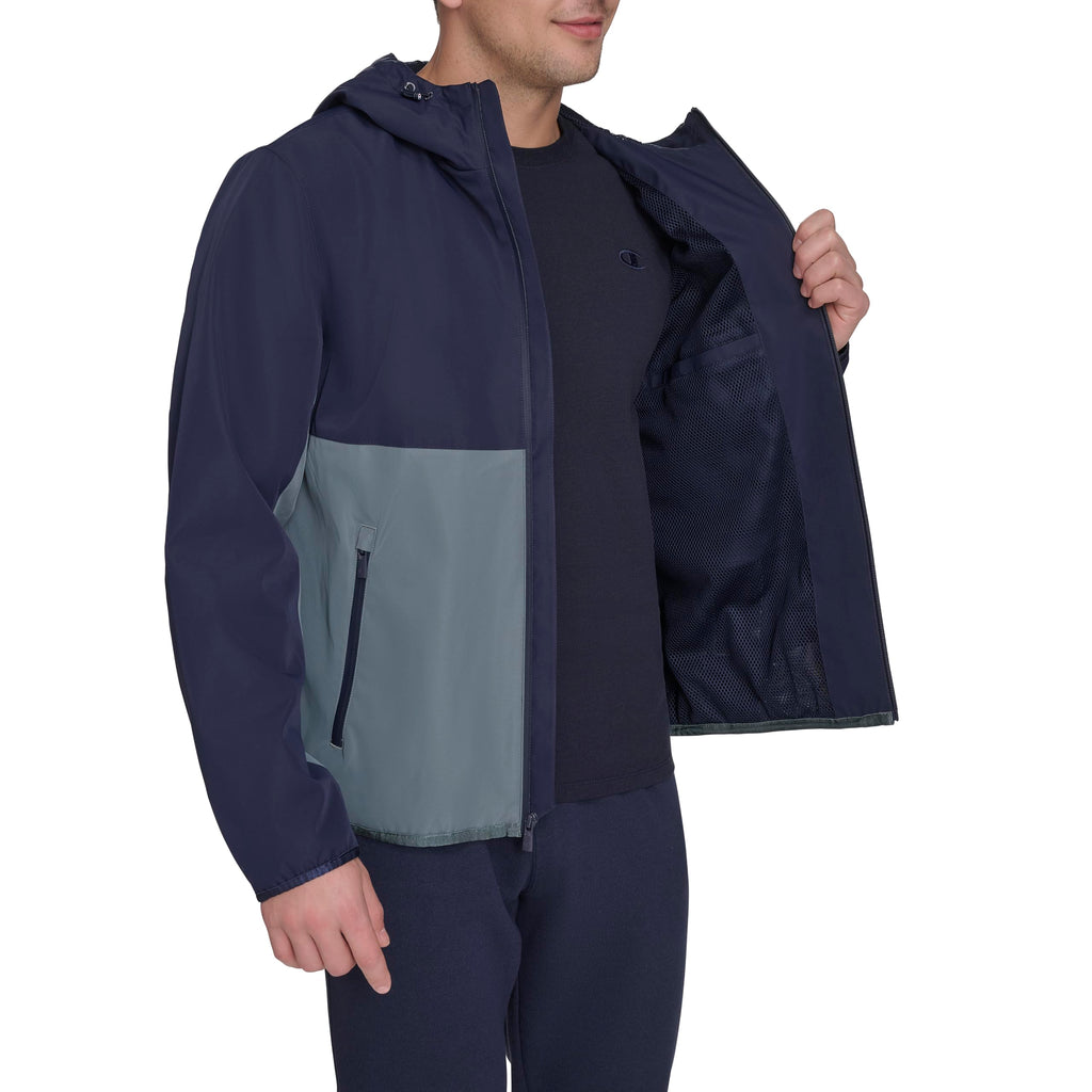 Champion Men's Performance Windbreaker Rain Jacket With Hood