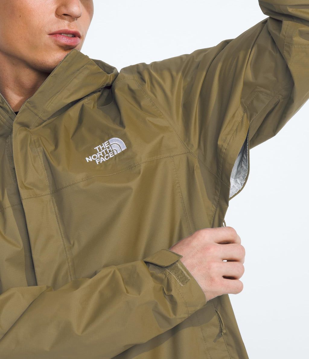 The North Face mens Venture 2 Jacket - Waterproof & Windproof Hooded Raincoat, Adjustable Hood, Breathable Pit-zips