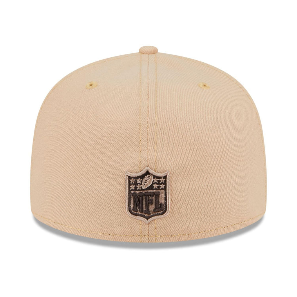 New Era Men's Tan NFL Candied Pecan 59FIFTY Fitted Hat