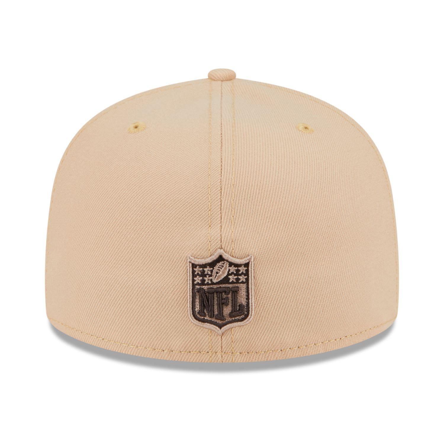 New Era Men's Tan NFL Candied Pecan 59FIFTY Fitted Hat