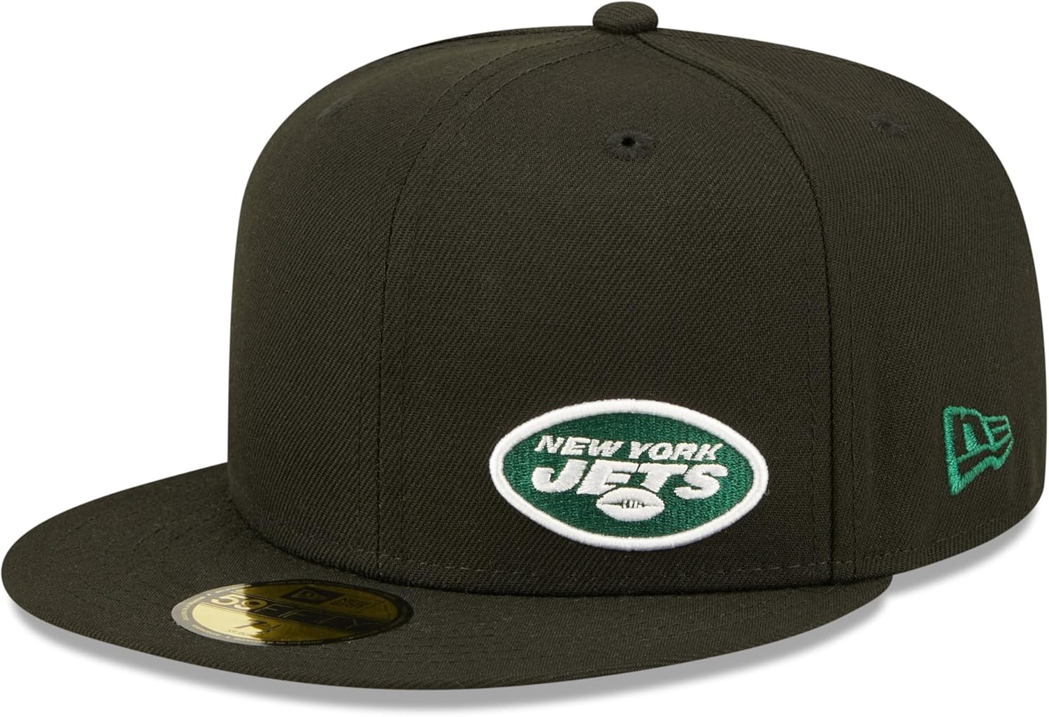 New Era Men's Black New York Jets Flawless 59FIFTY Fitted Hat