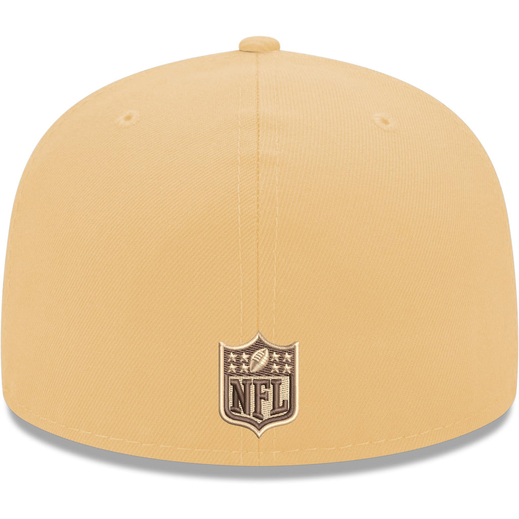 New Era Men's Tan NFL Candied Pecan 59FIFTY Fitted Hat