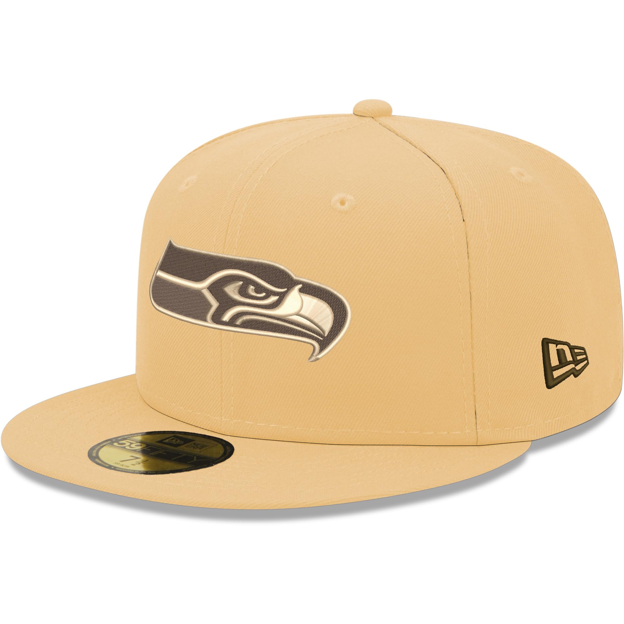 New Era Men's Tan NFL Candied Pecan 59FIFTY Fitted Hat
