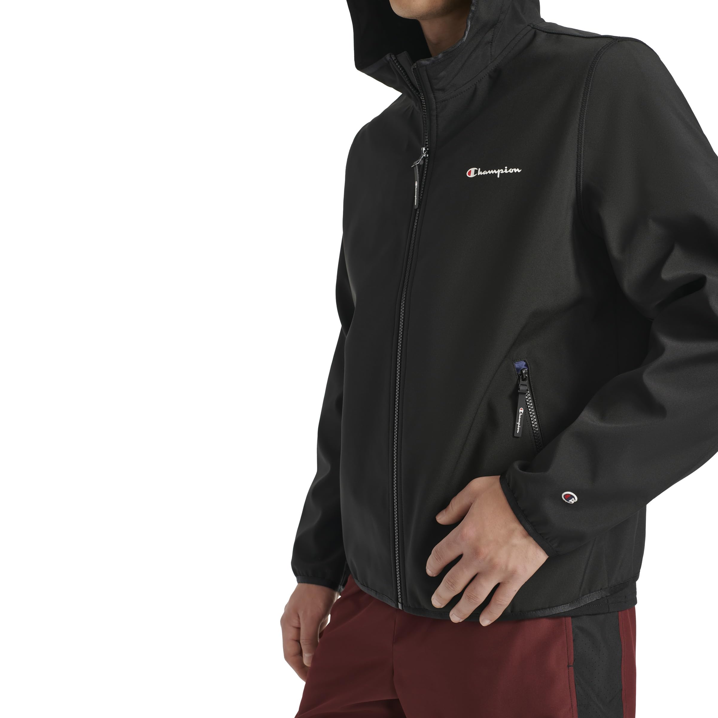 Champion Men's Lightweight Active Soft Shell Jacket With Hood