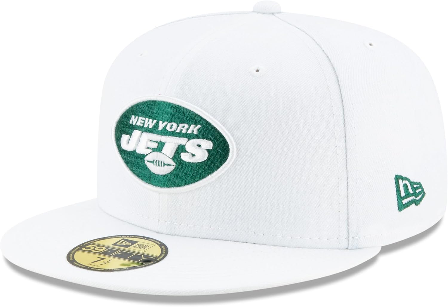 New Era Men's White New York Jets Omaha 59FIFTY Fitted Hat