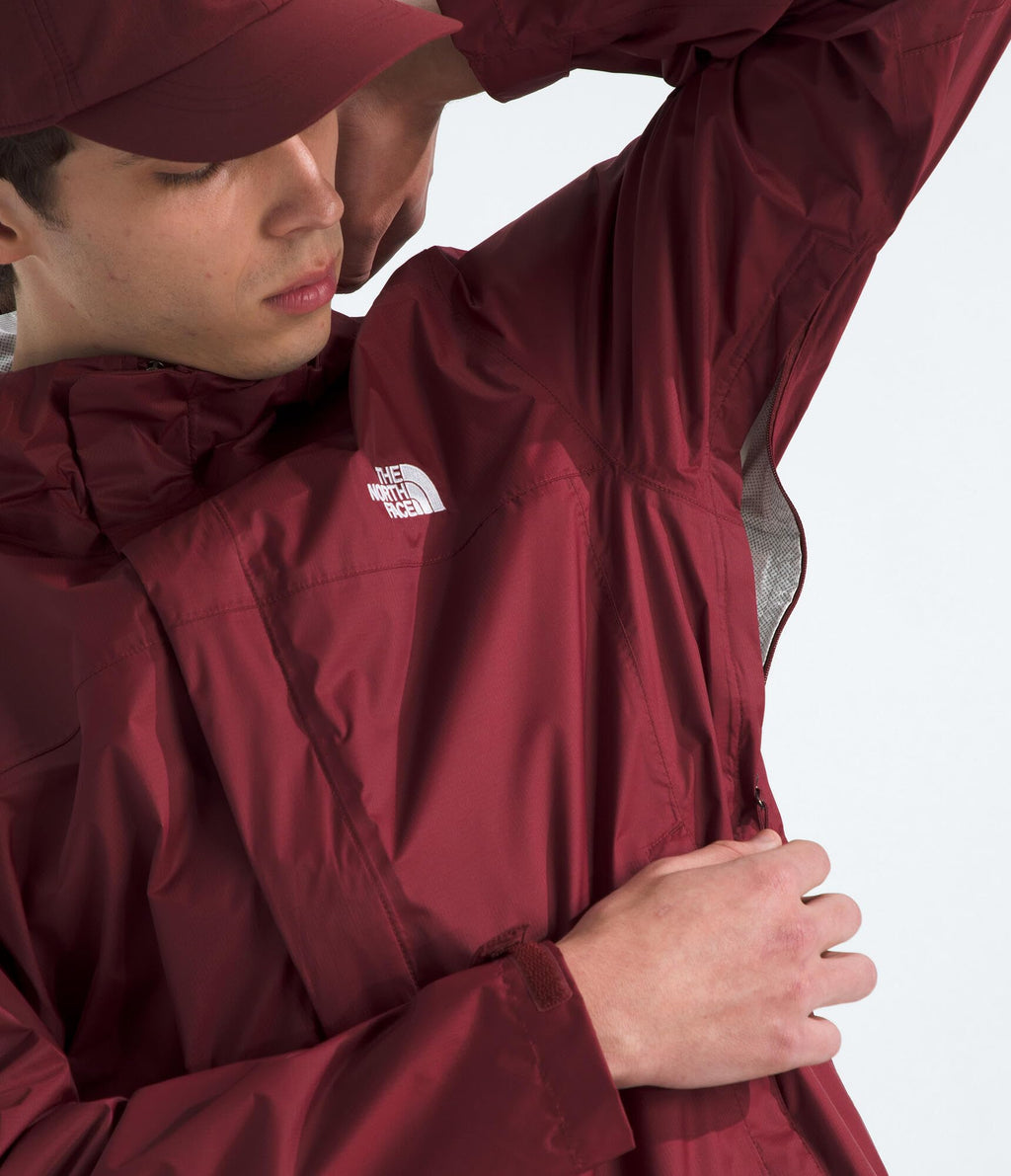 The North Face mens Venture 2 Jacket - Waterproof & Windproof Hooded Raincoat, Adjustable Hood, Breathable Pit-zips