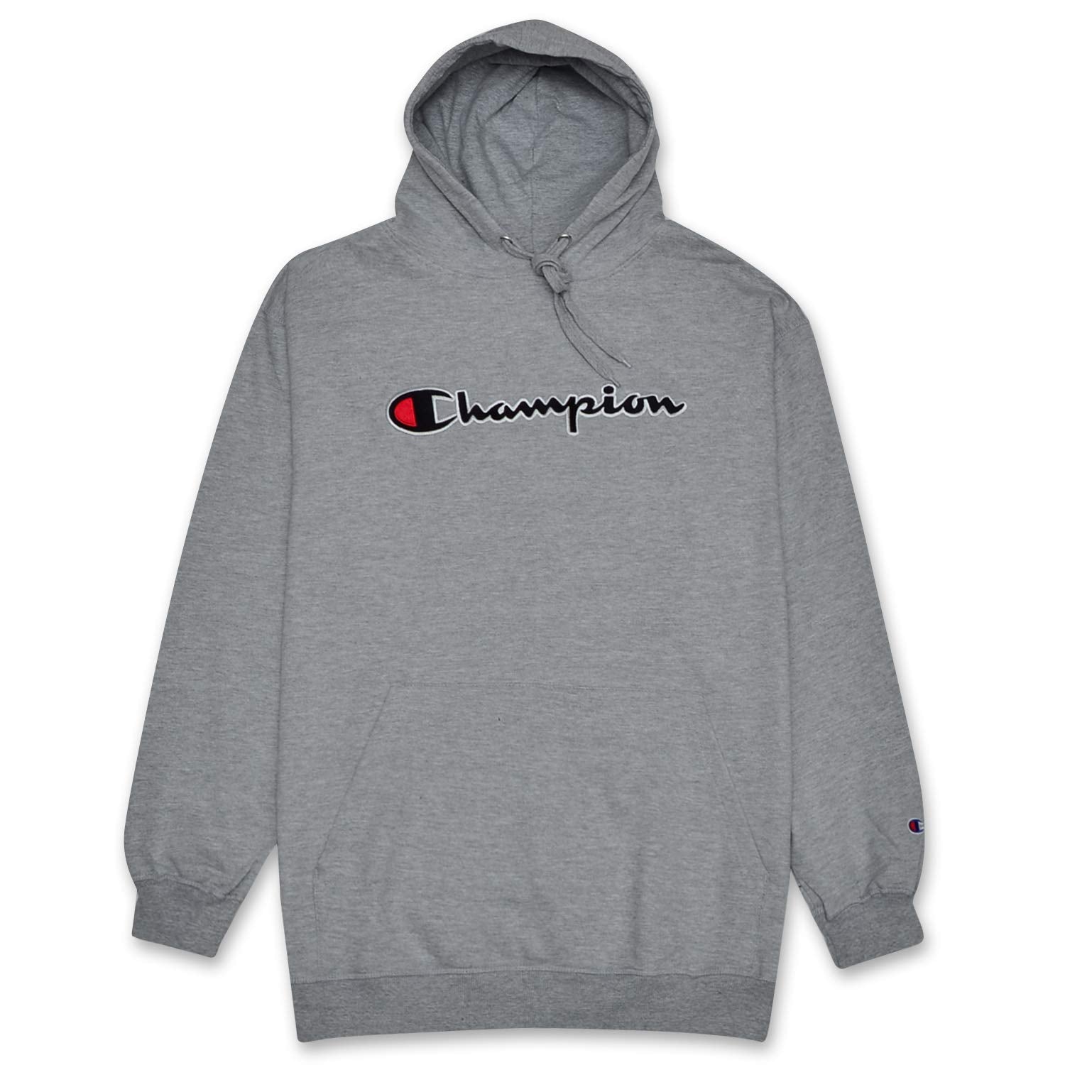 Champion Mens Hoodies Big and Tall - Embroidered Pullover Fleece Sweatshirt