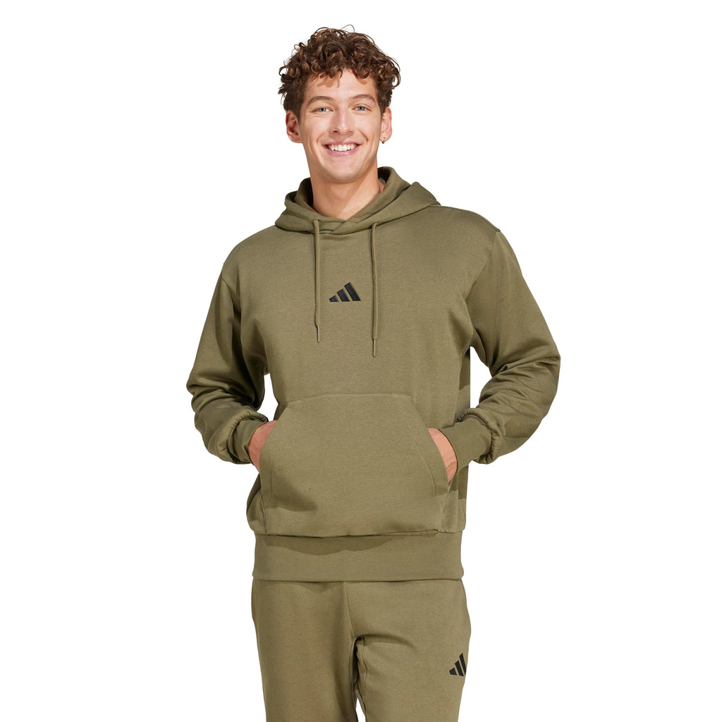 adidas Men's Essentials Feel Cozy Fleece Hoodie Sweatshirt