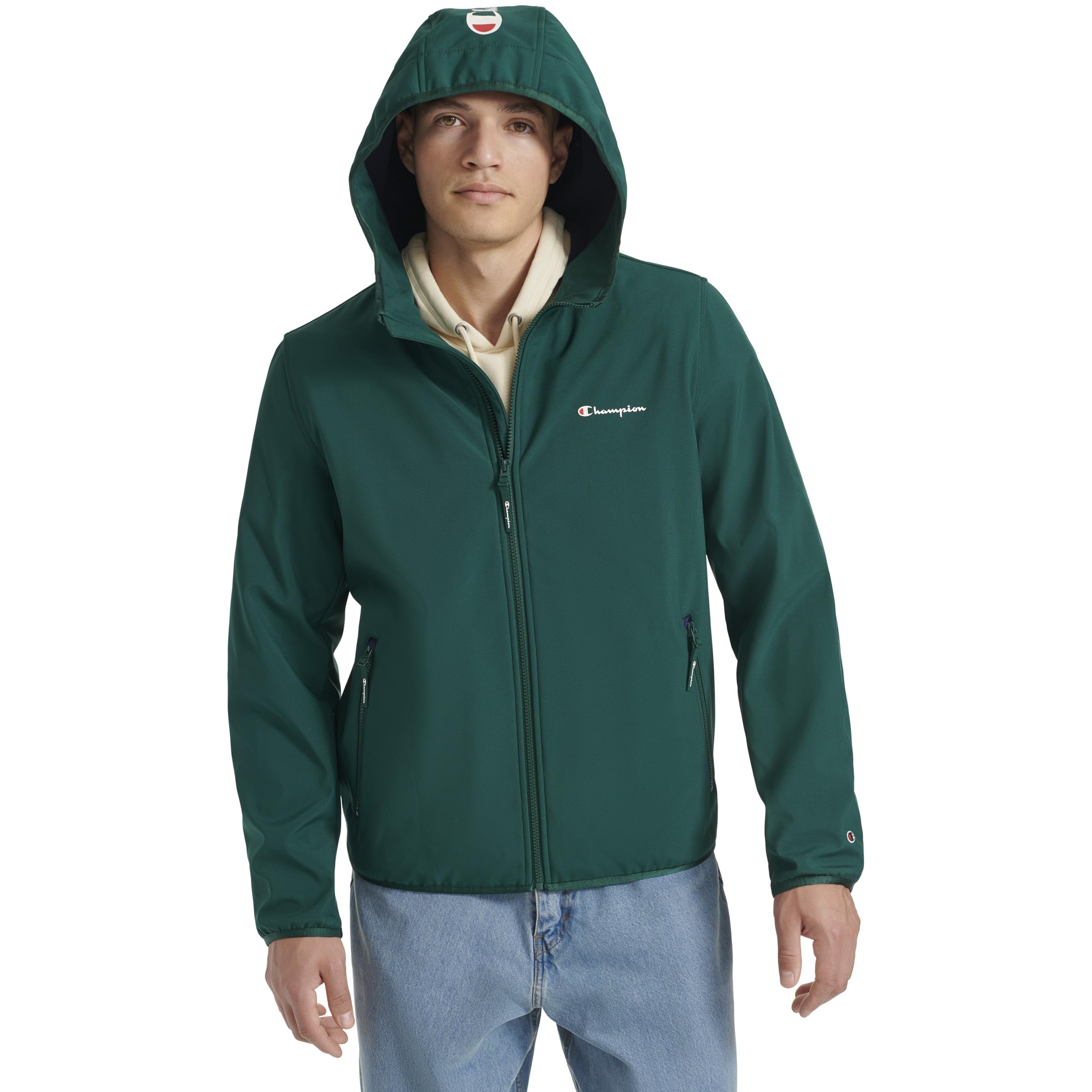 Champion Men's Lightweight Active Soft Shell Jacket With Hood
