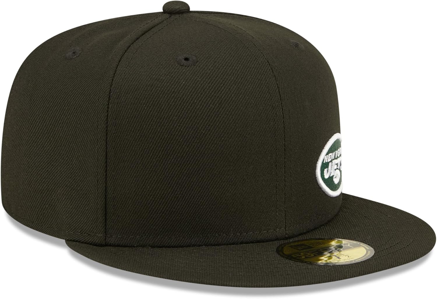 New Era Men's Black New York Jets Flawless 59FIFTY Fitted Hat