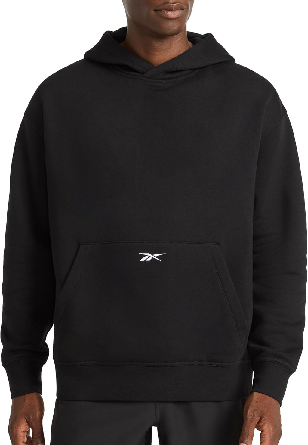 Reebok Men's Transition Hoodie, Oversized Fit, Midweight Cotton-poly Fleece Fabric