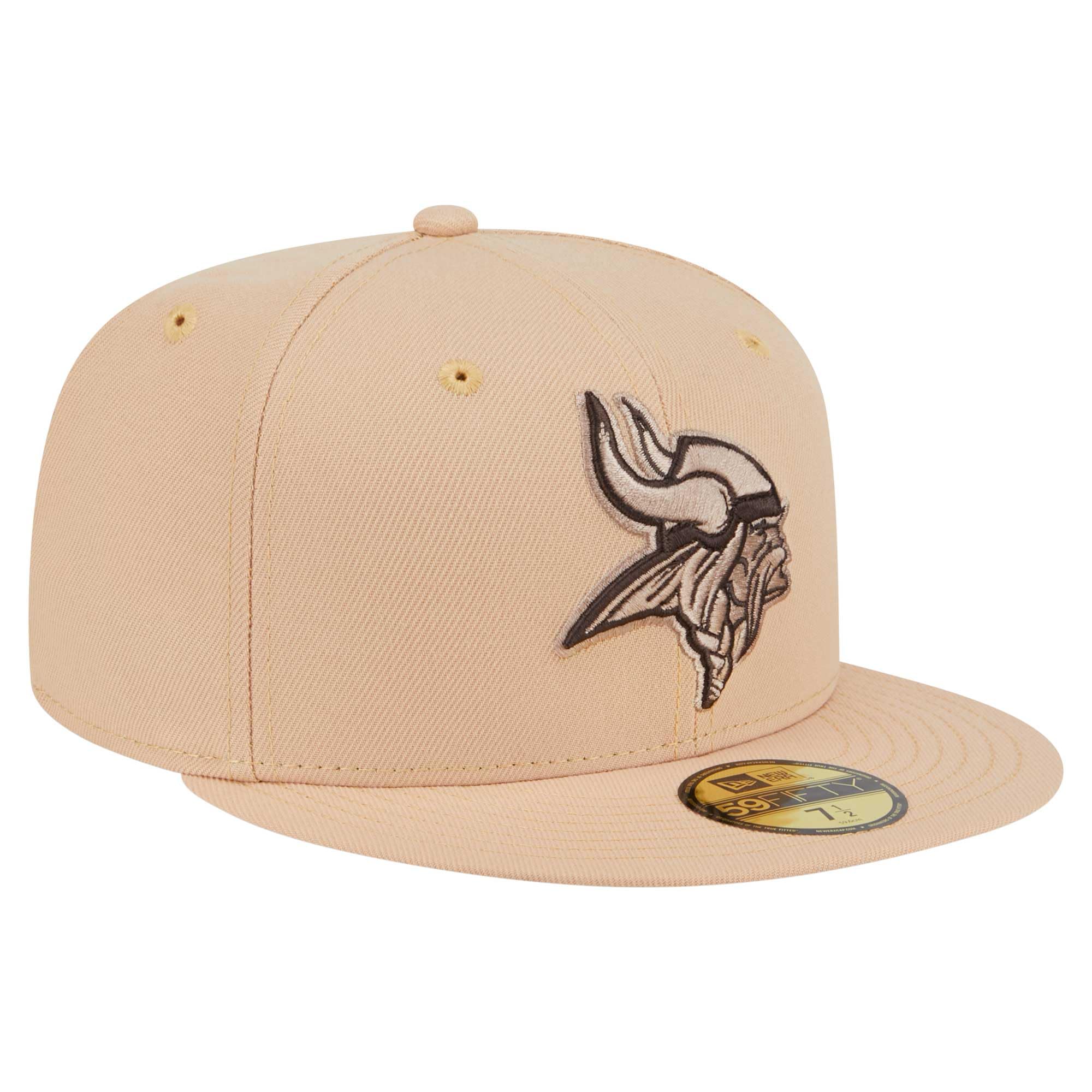 New Era Men's Tan NFL Candied Pecan 59FIFTY Fitted Hat