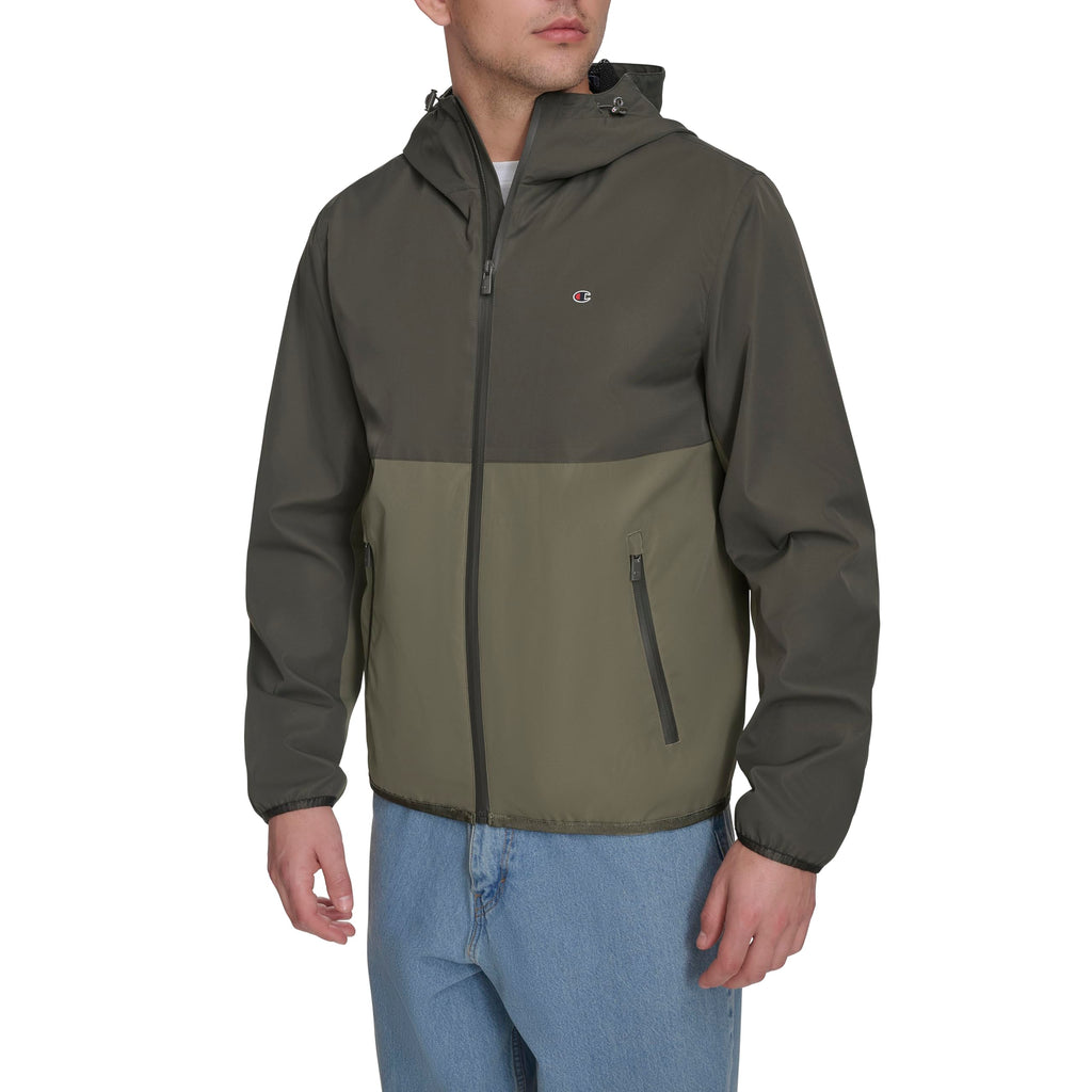 Champion Men's Performance Windbreaker Rain Jacket With Hood
