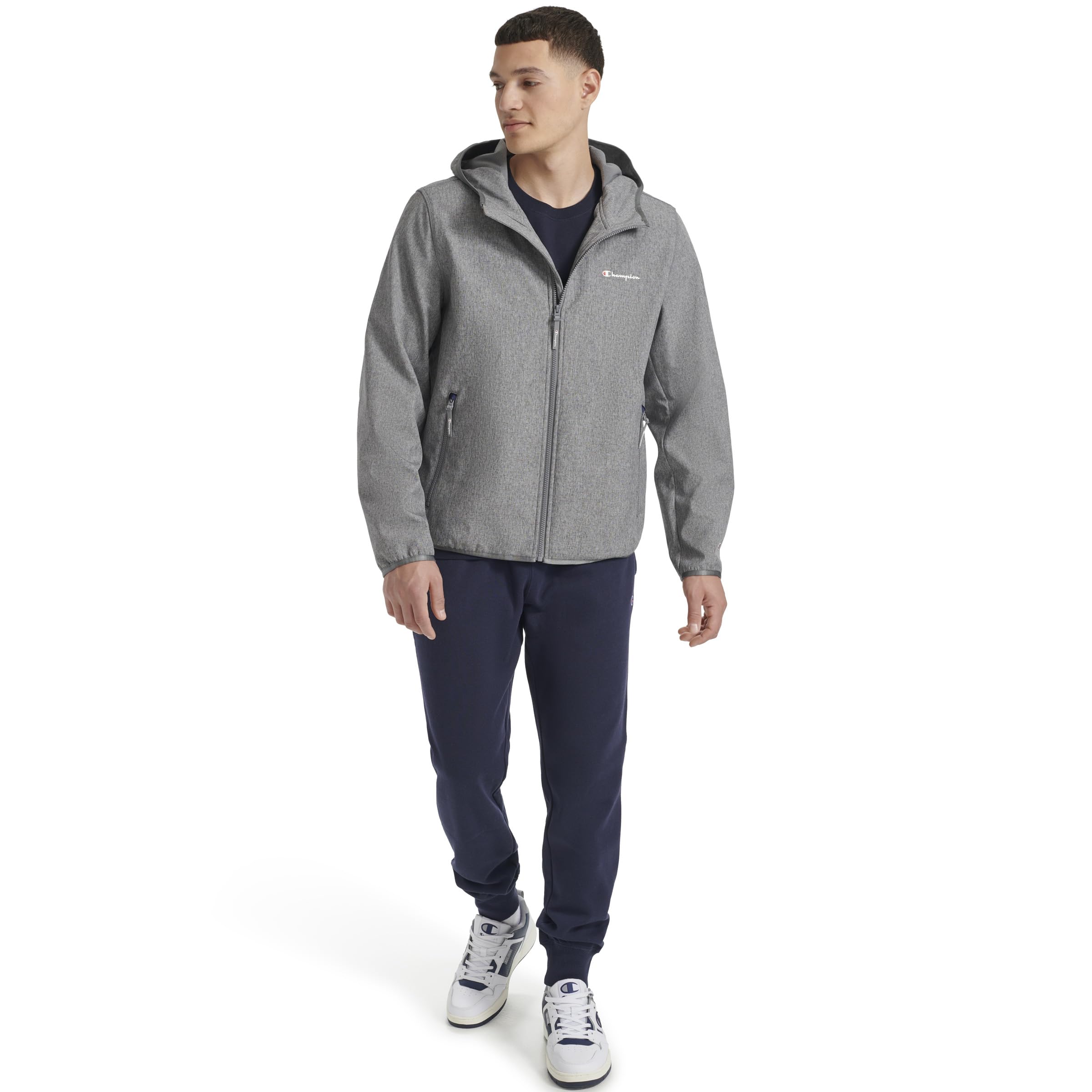Champion Men's Lightweight Active Soft Shell Jacket With Hood