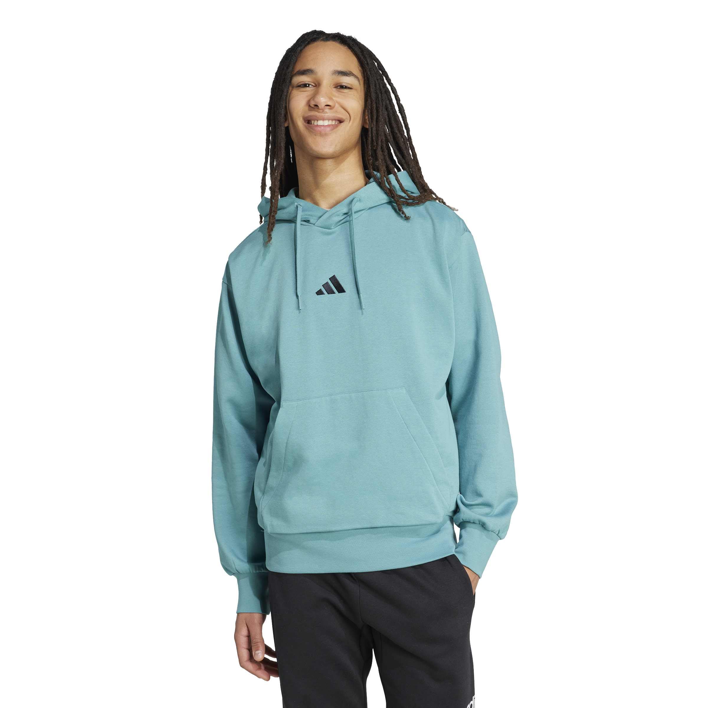 adidas Men's Essentials Feel Cozy Fleece Hoodie Sweatshirt